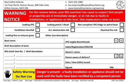 warning notice