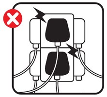 never overload electrical sockets