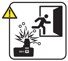 escape immediately if battery has a thermal runaway